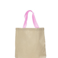 BAGANDTOTE CANVAS TOTE BAG Custom Heavy Cotton Canvas Tote Bag With Contrast Handles