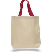 BAGANDTOTE CANVAS TOTE BAG Custom Heavy Cotton Canvas Tote Bag With Contrast Handles