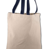 BAGANDTOTE CANVAS TOTE BAG Custom Heavy Cotton Canvas Tote Bag With Contrast Handles