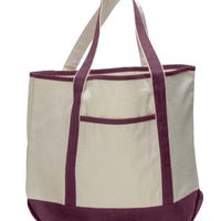 BAGANDTOTE CANVAS TOTE BAG CUSTOM JUMBO SIZE HEAVY CANVAS DELUXE TOTE BAG