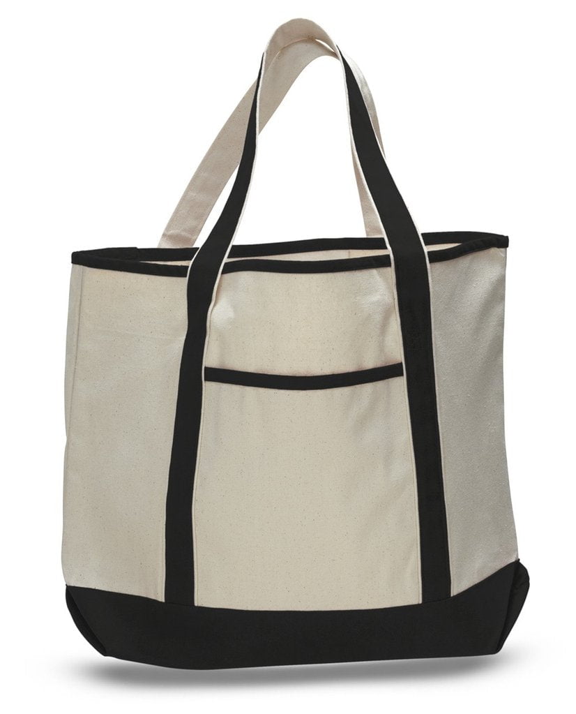 BAGANDTOTE CANVAS TOTE BAG Custom Jumbo Size Heavy Canvas Deluxe Tote Bag