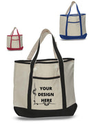BAGANDTOTE CANVAS TOTE BAG Custom Jumbo Size Heavy Canvas Deluxe Tote Bag