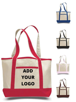 BAGANDTOTE CANVAS TOTE BAG Custom Small Deluxe Shopping Canvas Tote Bags