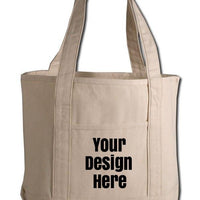 CUSTOM SMALL HEAVY CANVAS TOTE BAG