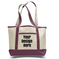 CUSTOM SMALL HEAVY CANVAS TOTE BAG