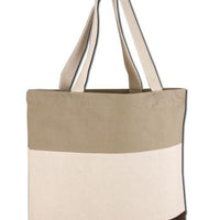 BAGANDTOTE CANVAS TOTE BAG Custom Tri Color Promotional  Canvas Tote Bag