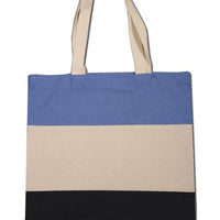 BAGANDTOTE CANVAS TOTE BAG Custom Tri Color Promotional  Canvas Tote Bag