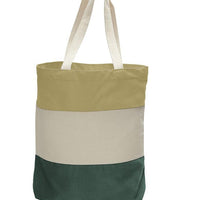 BAGANDTOTE CANVAS TOTE BAG FOREST GREEN Wholesale Heavy Canvas Tote Bags Tri-Color