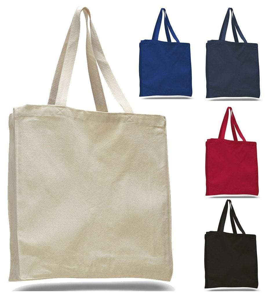 Wholesale cheap high quality cotton tote bags Shopper Plain Canvas Printing