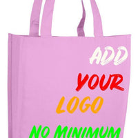 CUSTOM HEAVY SHOPPER CANVAS TOTE BAG