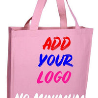 CUSTOM HEAVY WHOLESALE CANVAS TOTE BAGS WITH FULL GUSSET