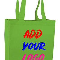 CUSTOM HEAVY SHOPPING CANVAS TOTE BAG