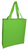 BAGANDTOTE CANVAS TOTE BAG LIME Heavy Wholesale Canvas Tote bags With Full Gusset