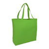 BAGANDTOTE CANVAS TOTE BAG LIME Large Heavy Canvas Tote Bags with Hook and Loop Closure