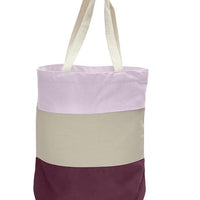 BAGANDTOTE CANVAS TOTE BAG MAROON Wholesale Heavy Canvas Tote Bags Tri-Color
