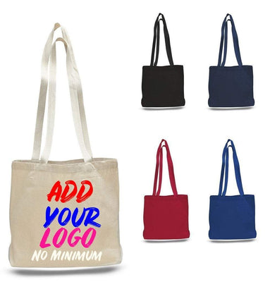CUSTOM CANVAS TOTE BAGS LARGE MESSENGER