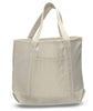 BAGANDTOTE CANVAS TOTE BAG NATURAL Jumbo Size Heavy Canvas Deluxe Tote Bag