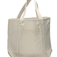BAGANDTOTE CANVAS TOTE BAG NATURAL Jumbo Size Heavy Canvas Deluxe Tote Bag