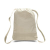 PRINT ON TWO TONE CANVAS SPORT BACKPACKS