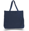 BAGANDTOTE CANVAS TOTE BAG NAVY Jumbo Canvas Wholesale Tote Bag with Long Web Handles