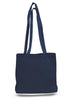 BAGANDTOTE CANVAS TOTE BAG NAVY Large Canvas Value Messenger Tote Bags