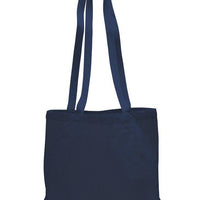 BAGANDTOTE CANVAS TOTE BAG NAVY Large Canvas Value Messenger Tote Bags