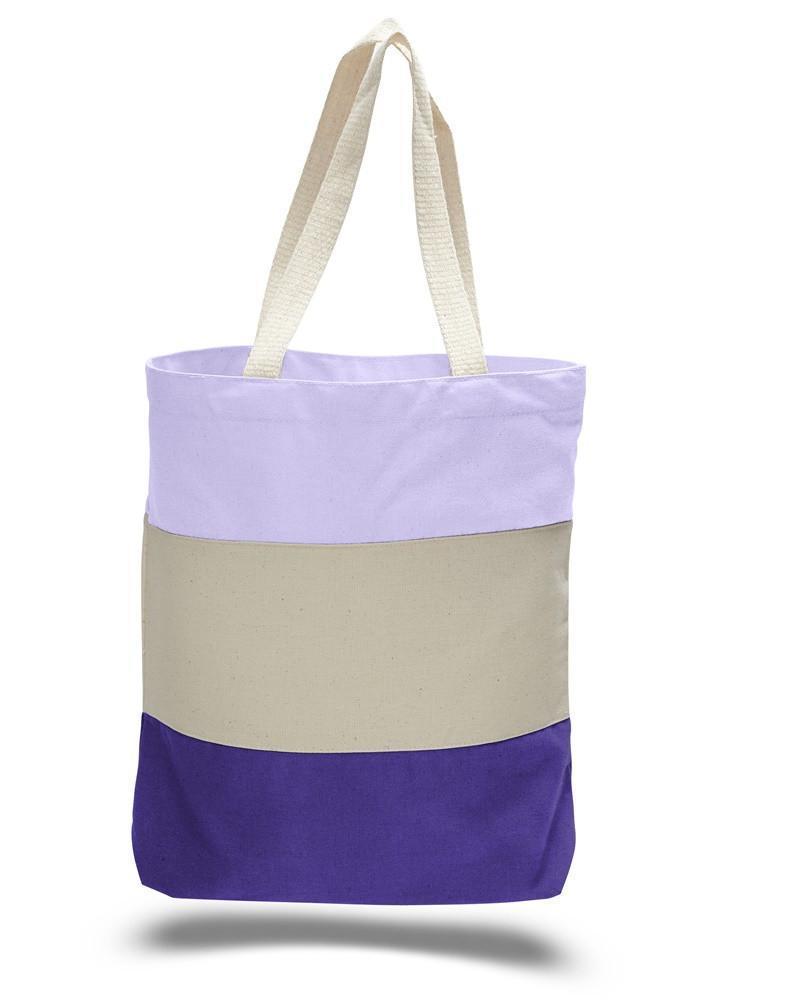Purple canvas tote outlet bags