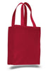 BAGANDTOTE CANVAS TOTE BAG RED Heavy Canvas Shopping Tote