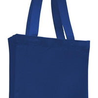 BAGANDTOTE CANVAS TOTE BAG ROYAL Cheap Canvas Tote Bag / Book Bag with Gusset