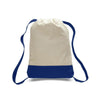 PRINT ON TWO TONE CANVAS SPORT BACKPACKS