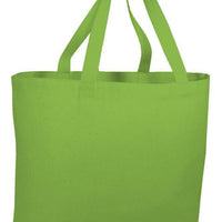 SET OF 100 JUMBO CANVAS TOTE BAG WEB HANDLES