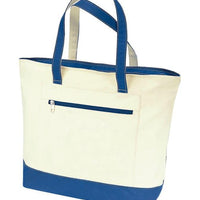 SET OF 24 HEAVY CANVAS ZIPPERED SHOPPING TOTE BAGS