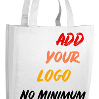 CUSTOM HEAVY SHOPPER CANVAS TOTE BAG