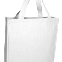 BAGANDTOTE CANVAS TOTE BAG WHITE Heavy Wholesale Canvas Tote bags With Full Gusset