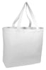 BAGANDTOTE CANVAS TOTE BAG WHITE Jumbo Canvas Wholesale Tote Bag with Long Web Handles