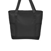 BAGANDTOTE.COM CANVAS TOTE BAG BLACK On-The-Go Polyester Canvas Tote Bag