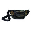 Transparent Black 3-Zippered Fanny Pack