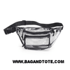 Clear Three Zipper Fanny Pack