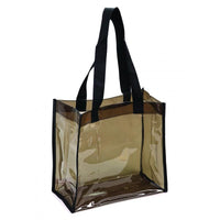 Transparent Black Tote Bag