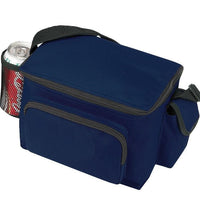BAGANDTOTE COOLER BAG NAVY Multi-Pocket Polyester Cooler Lunch Bags