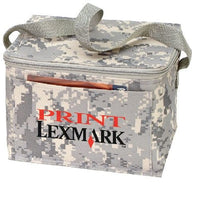 BAGANDTOTE COOLER BAG Tan Digital Camo Custom Digital Camo 6 Pack Poly Cooler