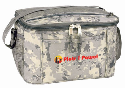 BAGANDTOTE COOLER BAG Tan digital camo Custom Digital Camo Deluxe 12 Pack Poly Cooler