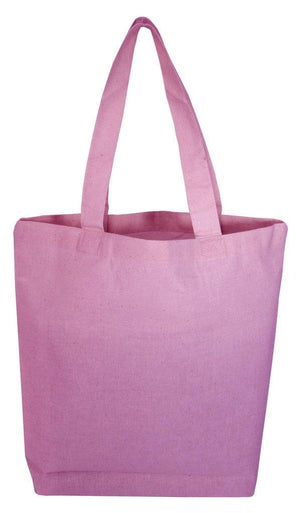 BAGANDTOTE COTTON TOTE BAG AZALEA Economical 100% Cotton Cheap Tote Bags W/Gusset