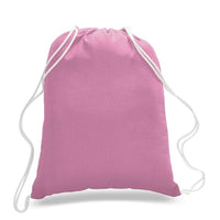 BAGANDTOTE COTTON TOTE BAG AZALEA Economical Sport Cotton Drawstring Bag Cinch Packs