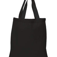BAGANDTOTE COTTON TOTE BAG BLACK NEW Economical 100% Cotton Reusable Wholesale Tote Bags
