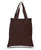 BAGANDTOTE COTTON TOTE BAG CHOCOLATE NEW Economical 100% Cotton Reusable Wholesale Tote Bags