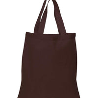 BAGANDTOTE COTTON TOTE BAG CHOCOLATE NEW Economical 100% Cotton Reusable Wholesale Tote Bags