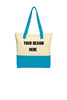 Colorblock Custom Cotton Tote Port Authority®