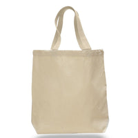 BAGANDTOTE COTTON TOTE BAG Cotton Canvas Tote Bags with Contrast Handles