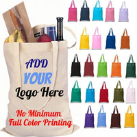 CUSTOM COTTON REUSABLE WHOLESALE TOTE BAGS
